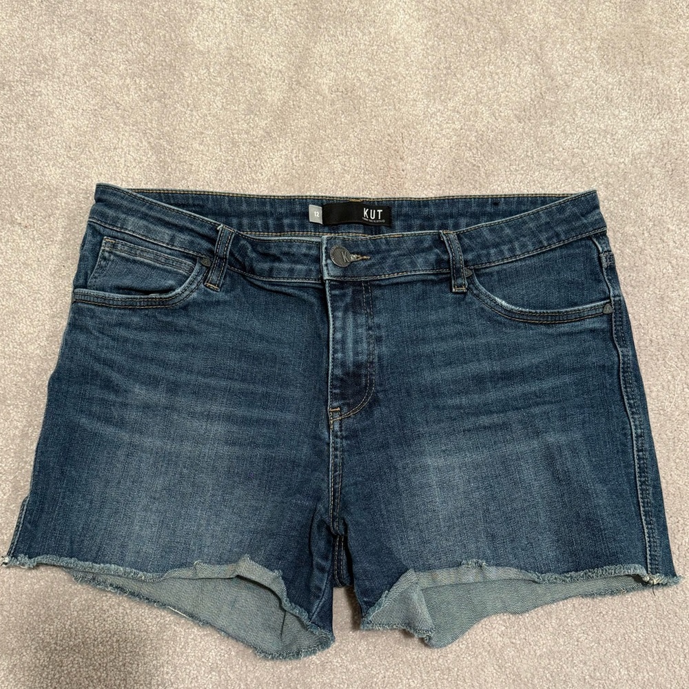 Kut from the Kloth Dark Blue Jean Shorts
